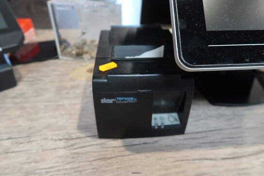 Kasseapparat CBE, bonprinter, pengeskuffe m.m. (betalingsterminal medfølger ikke)