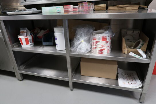 Rustfri stålbord med varmeskuffe HATCO Drawer warmer 