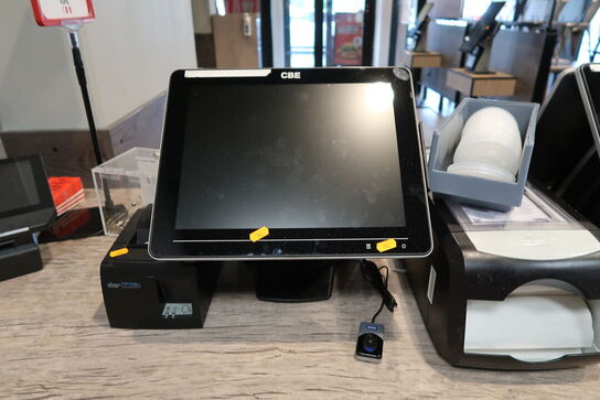 Kasseapparat CBE, bonprinter, pengeskuffe m.m. (betalingsterminal medfølger ikke)