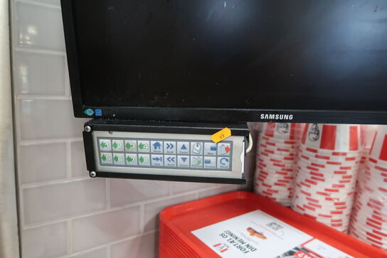 Computerskærm SAMSUNG S24E200 med betjeningspanel