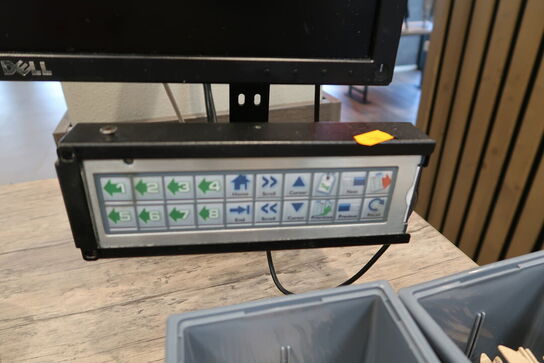 Computerskærm DELL med betjeningspanel