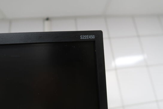 2 stk. computerskærme SAMSUNG S22E450, VIEWSONIC