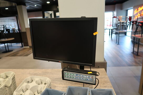 Computerskærm DELL med betjeningspanel