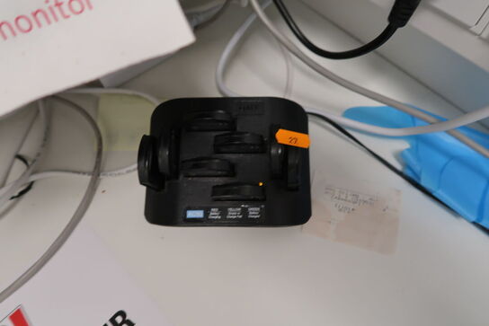 5 stk. headsets HME med batterier og lader