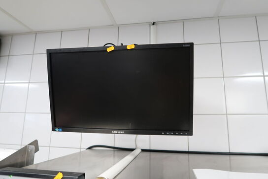 2 stk. computerskærme SAMSUNG S22E450, VIEWSONIC