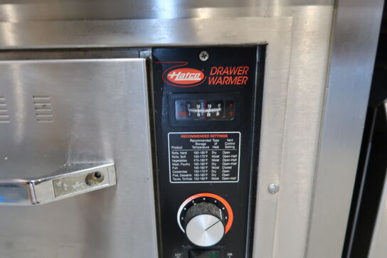 Rustfri stålbord med varmeskuffe HATCO Drawer warmer 