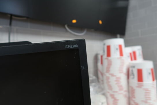 Computerskærm SAMSUNG S24E200 med betjeningspanel