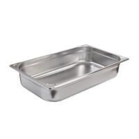 4 stk. Kantine stål 1/1 GN H100 mm 13,25 ltr APS