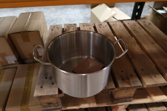 4 stk. Gryde mellem 7 ltr diam 240 mm til induktion, el og gas
