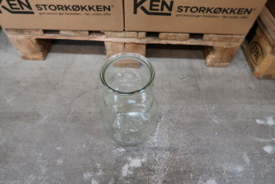 60 stk. Patentglas 270 cl u/låg Diam 100 mm Weck