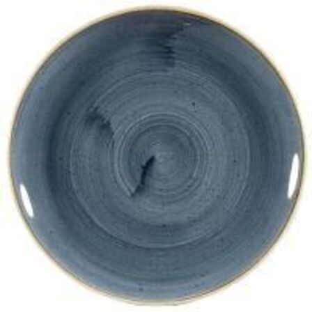 11 stk. Tallerken coupe blåbær 217 mm Stonecast Churchill