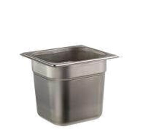12 stk. Kantine EHG-stål 1/6 GN D150 mm 2,2 ltr