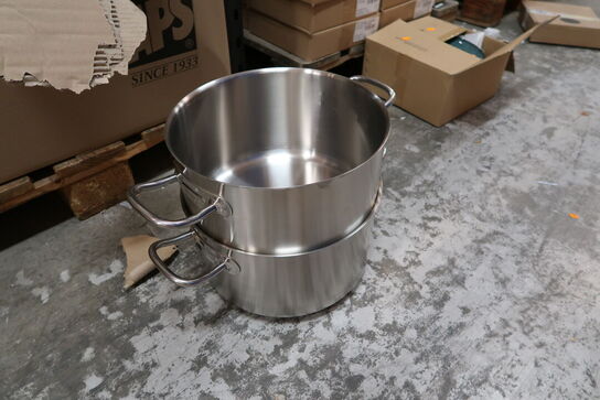 4 stk. Gryde 15,2 ltr diam 320 mm 
