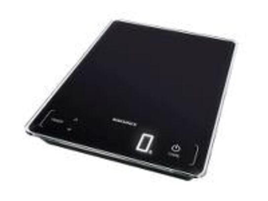 1 stk. Digitalvægt Soehnle sort 15 kg (Inkl. batteri AAA 263091)