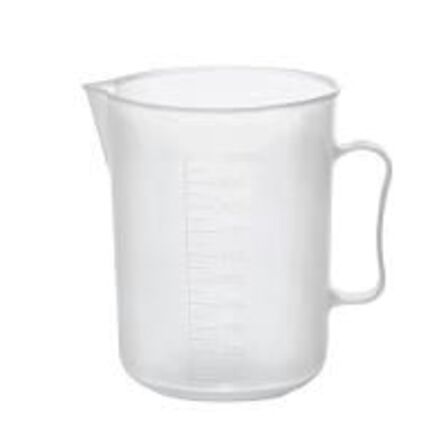 86 stk. Målekande plast 1 ltr 