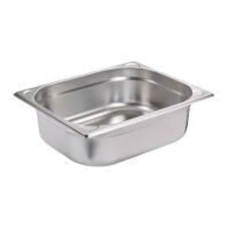 2 stk. Kantine stål 1/2 GN H100 mm 6 ltr APS
