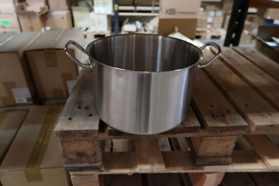 3 stk. Gryde mellem 7 ltr diam 240 mm til induktion, el og gas
