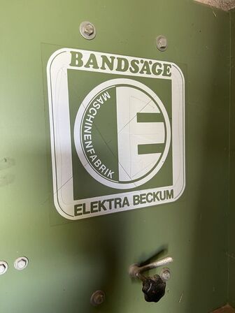 Båndsav & tykkelseshøvl ELEKTRA BECKUM, NORG SAG bordsav m.v.