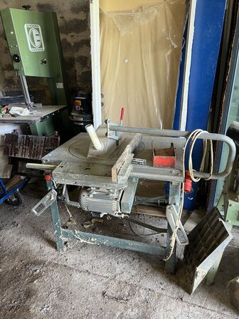 Båndsav & tykkelseshøvl ELEKTRA BECKUM, NORG SAG bordsav m.v.