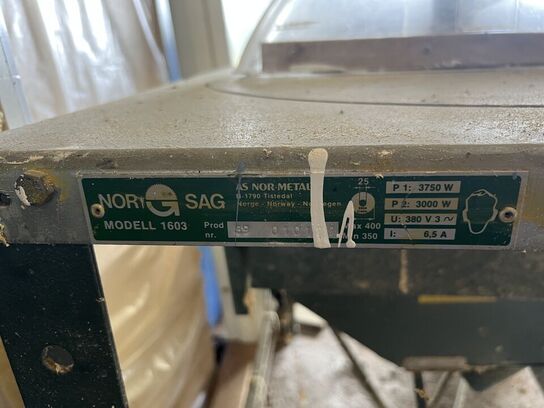 Båndsav & tykkelseshøvl ELEKTRA BECKUM, NORG SAG bordsav m.v.