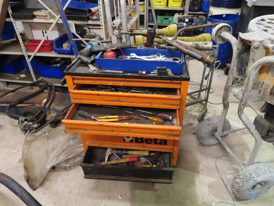 Værkstedsvogn med indhold BETA