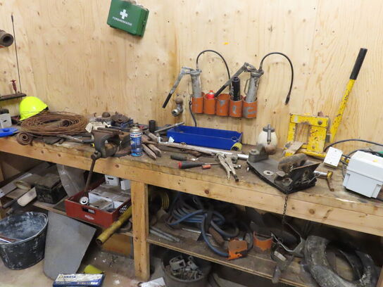 Arbejdsbord med indhold