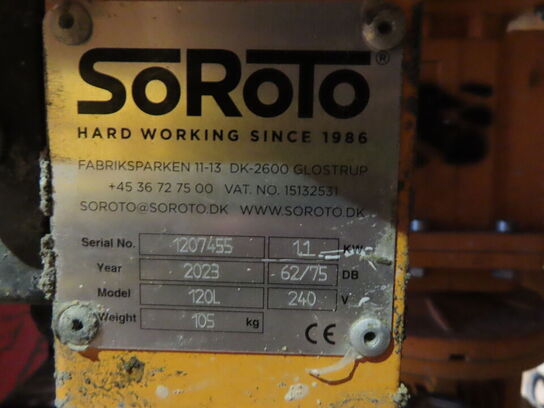 Mørtelblander SOROTO 120 L