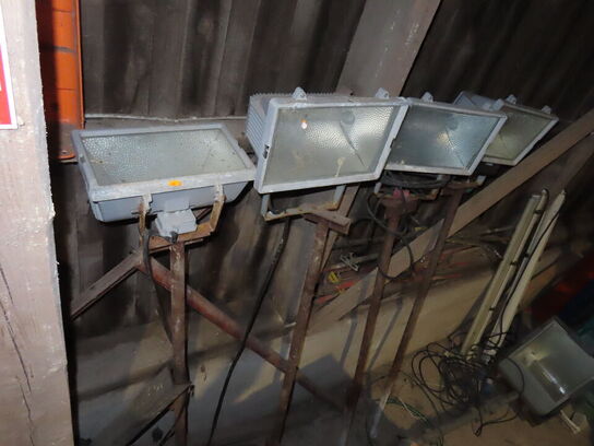 4 stk. arbejdslamper