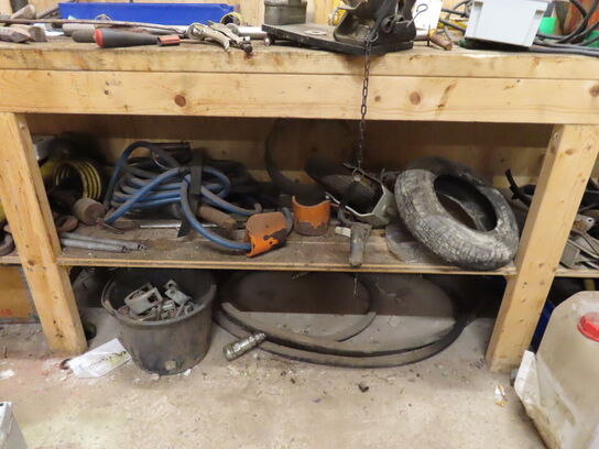 Arbejdsbord med indhold