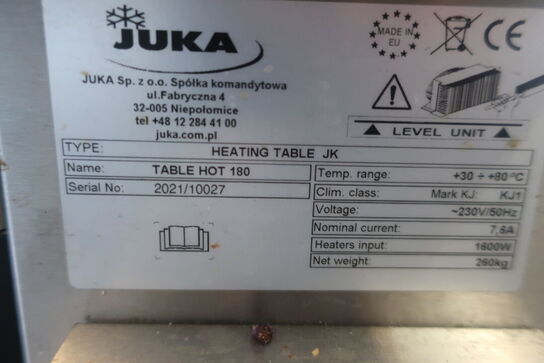 Varmebord JUKA Table Hot 180