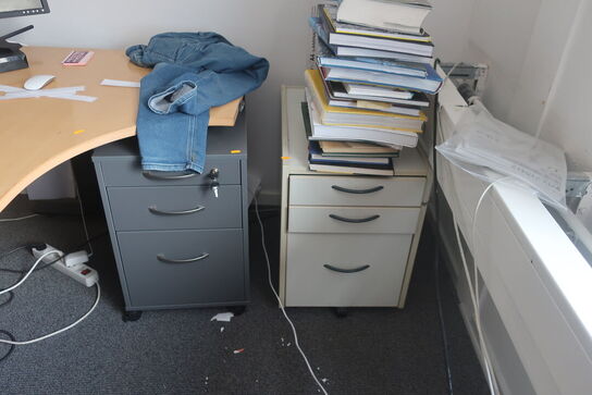 El. hæve/sænke skrivebord / skuffesektioner