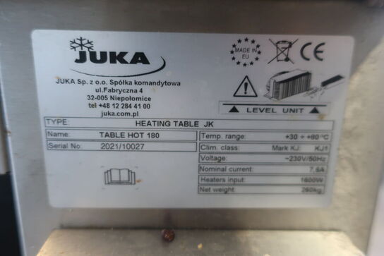 Varmebord JUKA Table Hot 180
