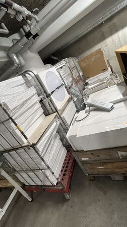 Stort Parti Lys armaturer Ca. 100 Stk. 60 x 60 cm