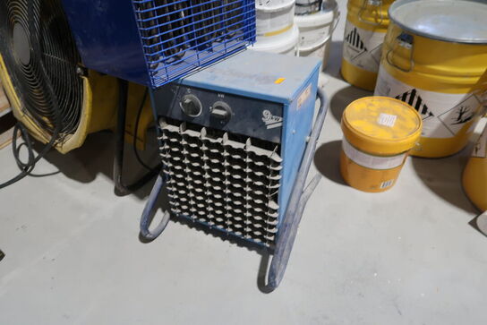 3 stk. varmeblæsere BLUE ELECTRIC, EL-BJÖRN