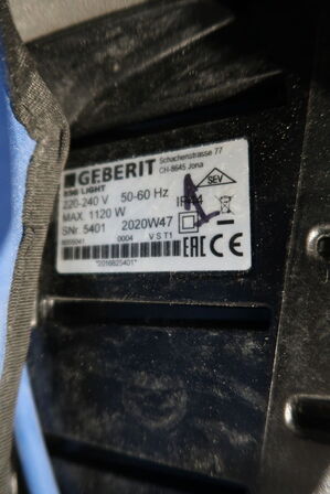 Elektrosvejseapparat GEBERIT ESG LIGHT