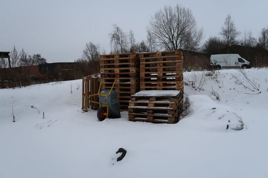 Div. EURO-paller samt trillebør