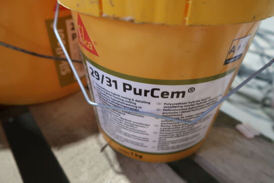 Div. Varelager på paller SIKA m.fl.