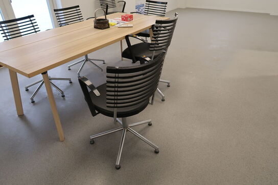 Mødebord med 6 stk. mødestole RANDERS RADIUS 2006