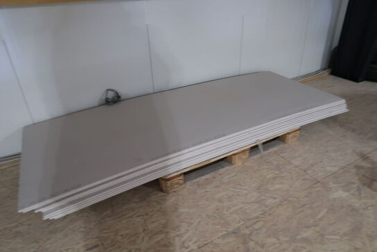 Div. Varelager, lagerreoler, vanger til pallereoler, gipsplader m.m.