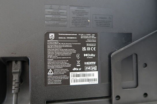 Fjernsyn PHILIPS 55PUS8079/12 med fjernbetjening