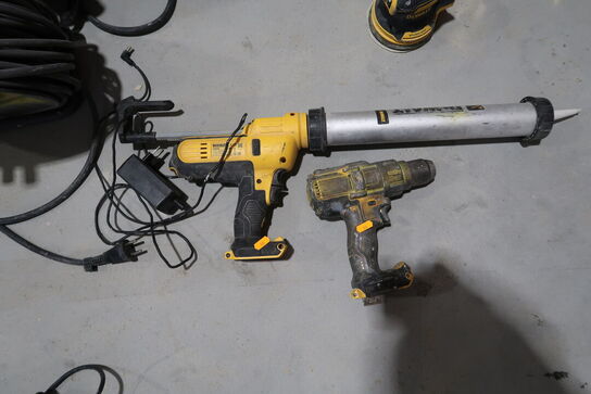 2 stk. akku håndværktøj DEWALT DCE580 m.fl.