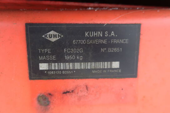 Skårlægger KUHN FC 302 G