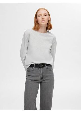 SLFEssential LS Boxy Tee NOOS SELECTED FEMME Str.: S