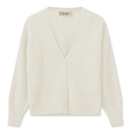 MMThora V-Neck Knit Cardigan MOS MOSH Str.: S