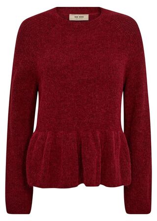 MMThora O-neck Frill Knit MOS MOSH Str.: L