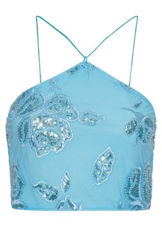 Beaded Crop Top ROTATE BY BIRGER CHRISTENSEN Str.: 40