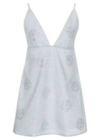 Lorina Denim Stud Mini Dress ROTATE BY BIRGER CHRISTENSEN Str.: 34