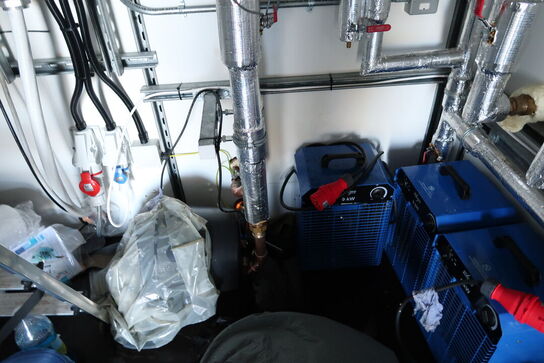 20 fods isolering container indrettet som testcenter af overskudsvarme (læs beskrivelse)