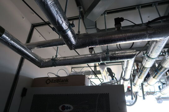 20 fods isolering container indrettet som testcenter af overskudsvarme (læs beskrivelse)