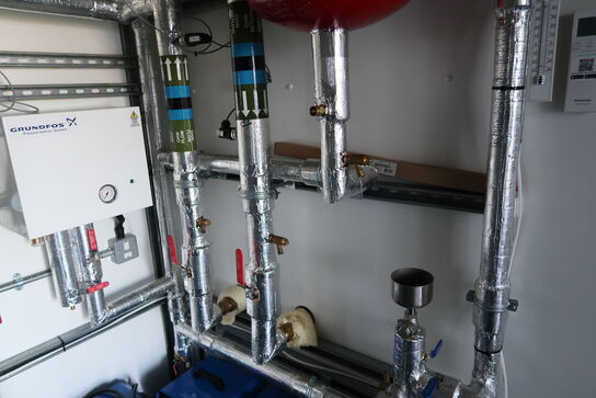 20 fods isolering container indrettet som testcenter af overskudsvarme (læs beskrivelse)